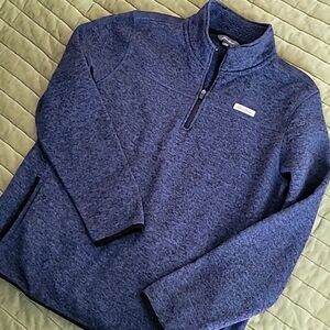 Men's navy pull-over